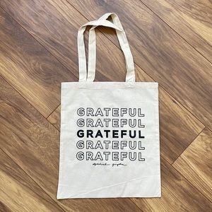 Spiritual Gangster Canvas Grateful Tote Bag